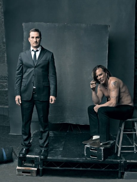 Darren Aronofsky And Mickey Rourke
