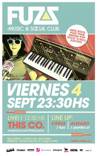Fuzz este viernes FUZZ - VIERNES 4 SEPT - BAR LORETO