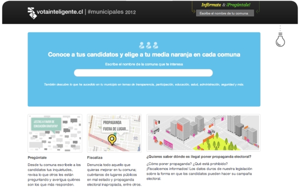 Vota Inteligente: información sobre las Elecciones Municipales 2012 1