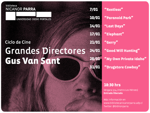 Ciclo de cine "Grandes Directores": Gus Van Sant 2