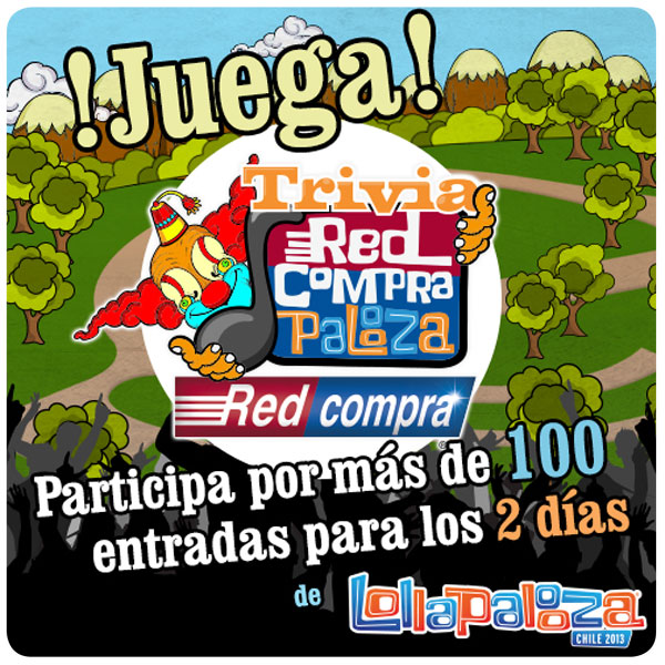 Redcompra tiene 100 entradas para los 2 días de Lollapalooza 2013 4
