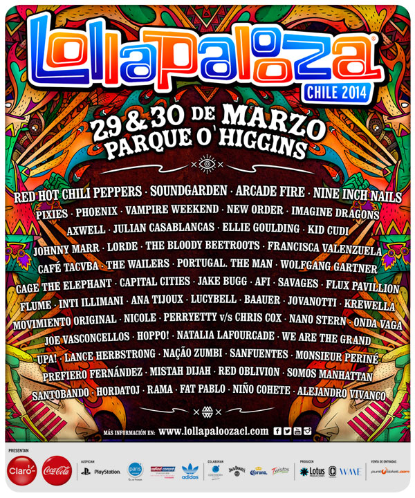 Lollapalooza 2014: line up oficial 10