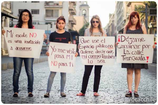 Iniciativa en contra del acoso a las mujeres en la calle 6