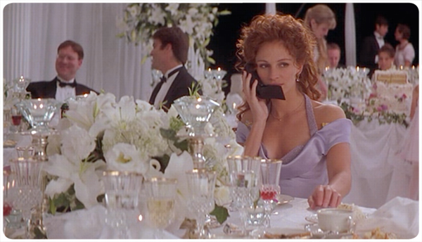 Las escenas: la llamada telefónica en La boda de mi mejor amigo 1