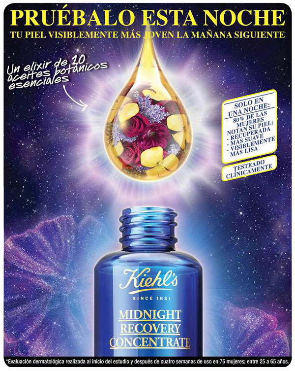 Midnight Recovery Concentrate de Kiehl’s para una piel más joven en otoño 7