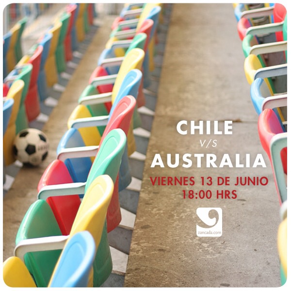 Mundial de fútbol Brasil 2014: Chile v/s Australia 2