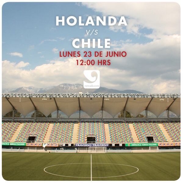 Mundial de fútbol Brasil 2014: Holanda v/s Chile 7