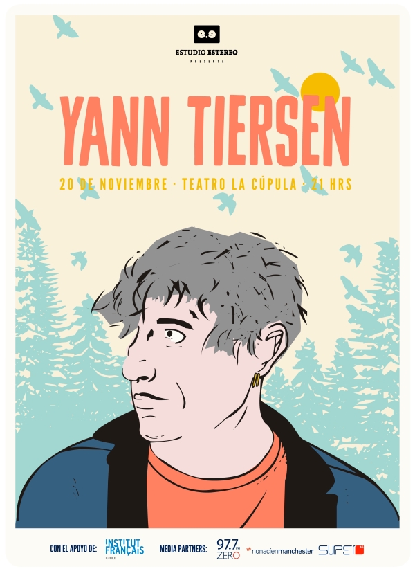 Yann Tiersen tocará en el Teatro La Cúpula el 20 de noviembre 2