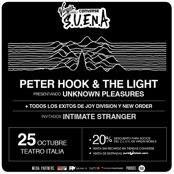 Virgin Converse S.U.E.N.A presenta: Peter Hook & The Light 1