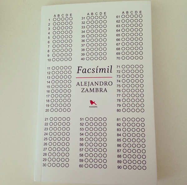 Facsímil, el nuevo libro de Alejandro Zambra 1