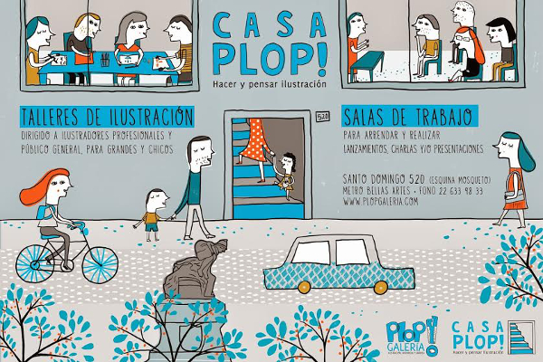 Casa PLOP!, un nuevo espacio para la ilustración 1
