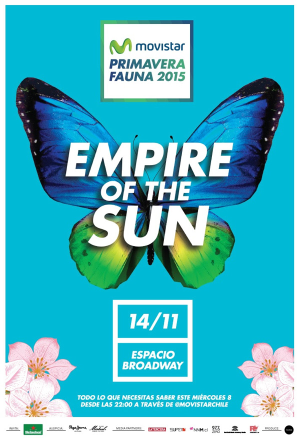 Empire Of The Sun confirmado para Movistar Primavera Fauna 4