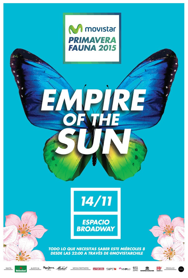 Empire Of The Sun confirmado para Movistar Primavera Fauna 5