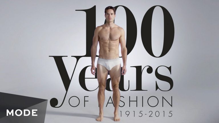 100 años de historia de moda masculina 1