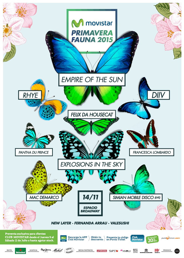 Precios y nuevos artistas confirmados para Movistar Primavera Fauna 2015 3