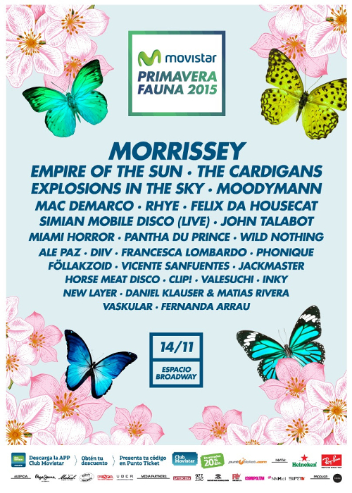 Morrissey confirmado para el Movistar Primavera Fauna 3