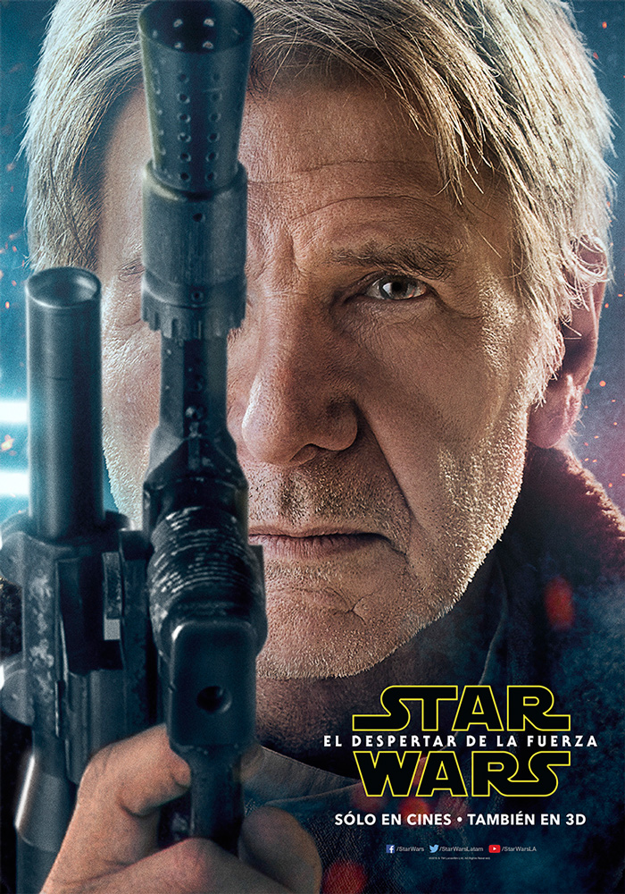 Kylo Ren y Han Solo, en los nuevos pósters de Star Wars: El Despertar de la fuerza 2