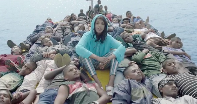 Borders, el video de M.I.A. con refugiados 1
