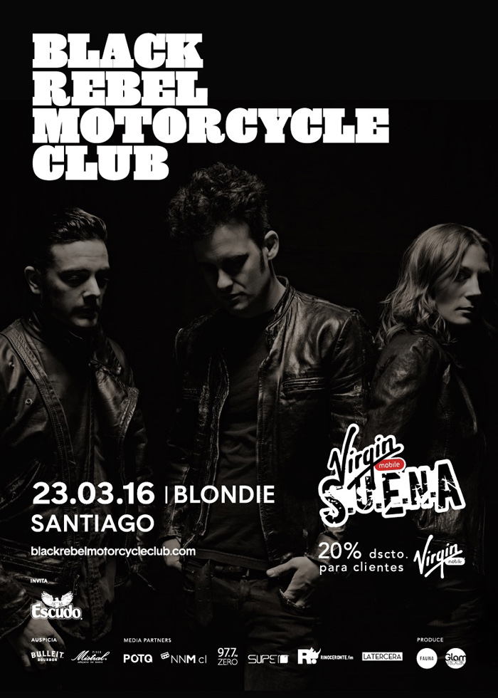 Black Rebel Motorcycle Club viene a la Blondie en marzo 17