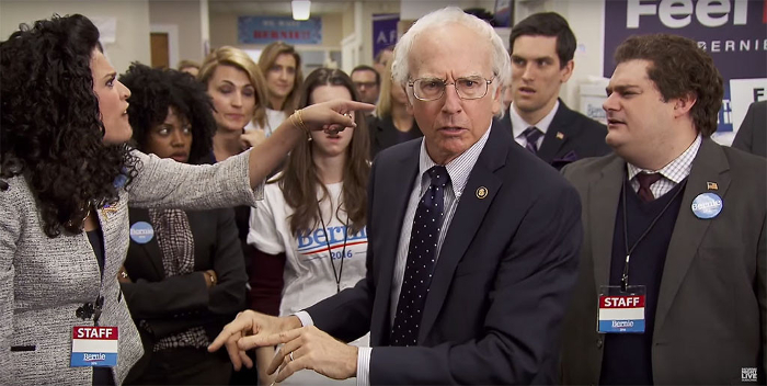 Bern Your Enthusiasm: Larry David como Bernie Sanders en SNL 2