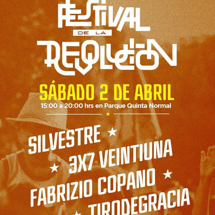 Sábado 2 de abril: Festival de la Revolución en Quinta Normal 9