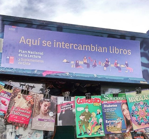 Trueque de libros en kioscos de la Región Metropolitana 5