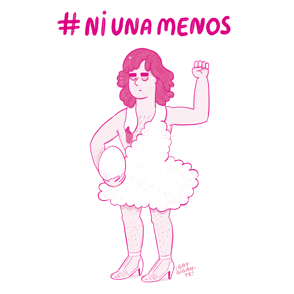 Las diferentes ilustraciones de #NiUnaMenos 20