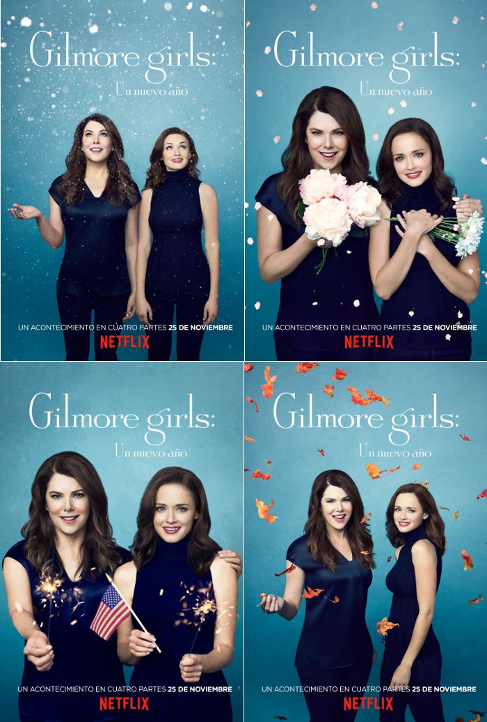 "Gilmore Girls: un nuevo año" y sus afiches por cada estación 4