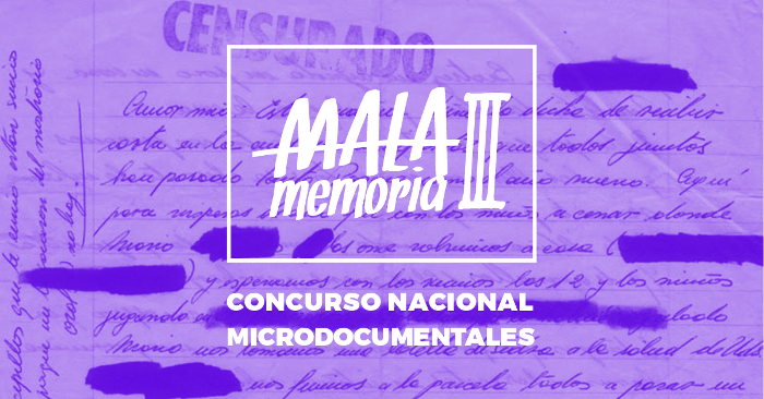 Mala Memoria: concurso nacional de microdocumentales inspirados en archivos del Museo de la Memoria 3