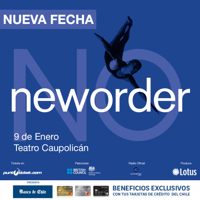 New Order reagenda su cancelado show en Santiago 1