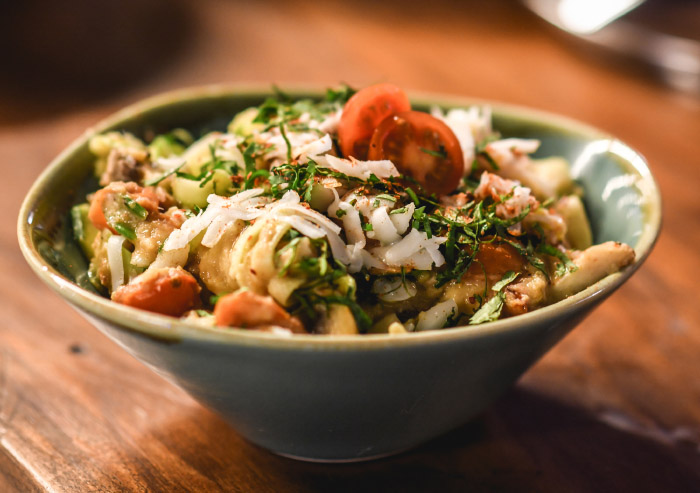 Fetuccini de zapallo italiano