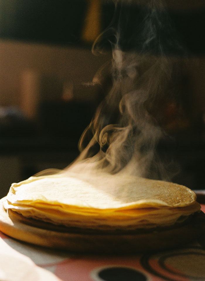 Receta básica de panqueques