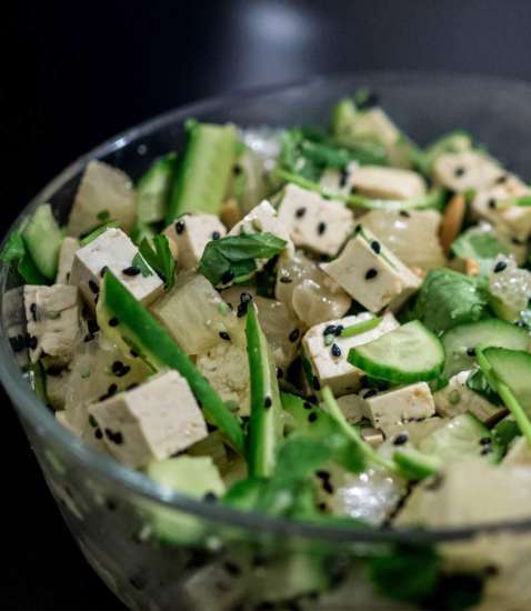 postres veganos con tofu