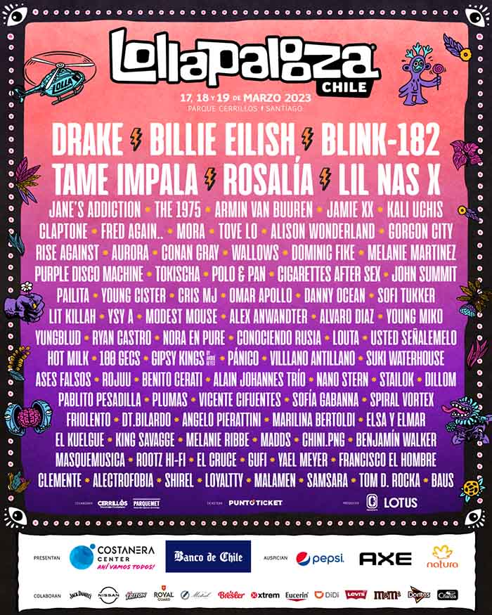 cartel Lollapalooza 2023