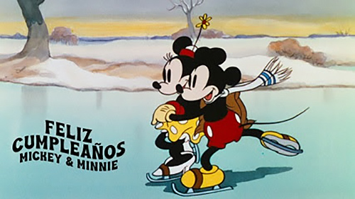 cumpleaños de Mickey y Minnie Mouse