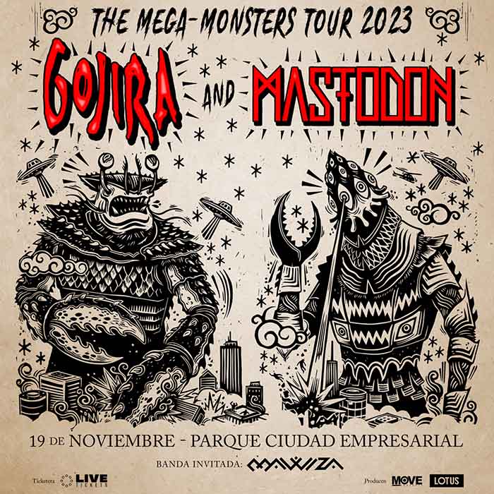 Gojira y Mastodon vuelven a Chile
