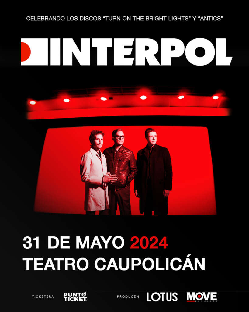 Interpol tocará de manera íntegra Turn on The Bright Lights y Antics en Chile 2