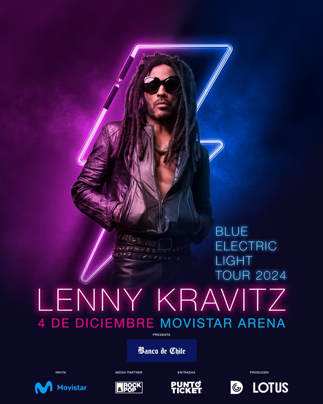 Lenny Kravitz vuelve a Chile con un nuevo concierto en solitario/ UPDATE: Sold Out, agenda segunda fecha! 1
