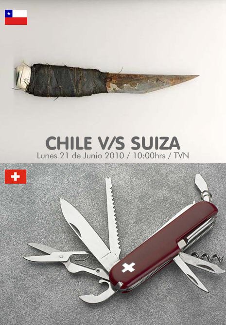 Chile 1- Suiza 0 3