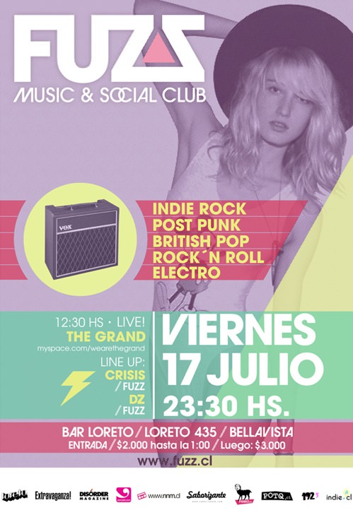 The Grand en vivo este viernes en FUZZ! 4