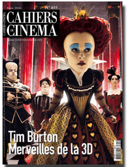 Alicia en la portada de Cahiers du Cinema 15