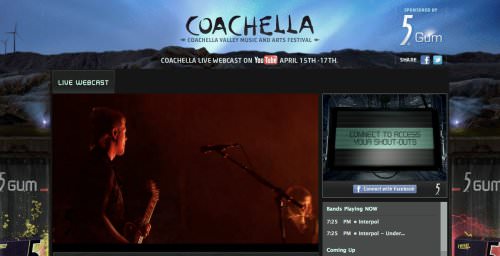 Streaming de Coachella 1