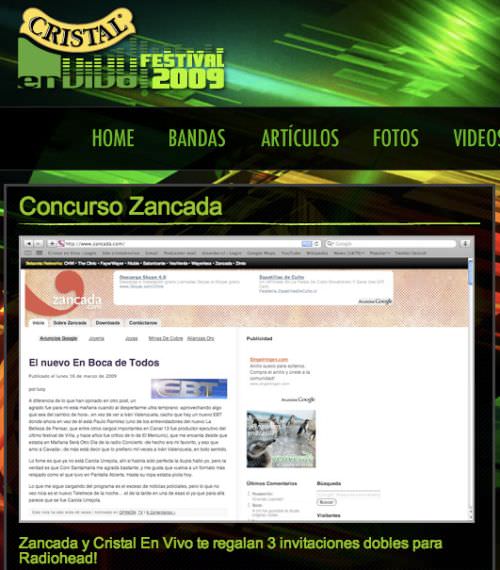Zancada regala entradas a Radiohead en Chile! 3