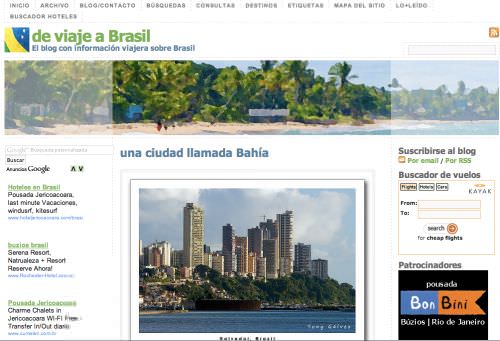 De viaje a Brasil: el mejor blog de Brasil en español 2