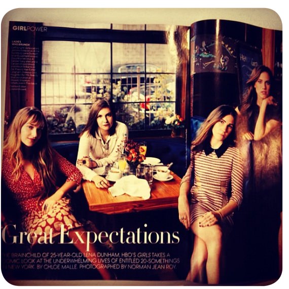 Girls en la revista Vogue 3