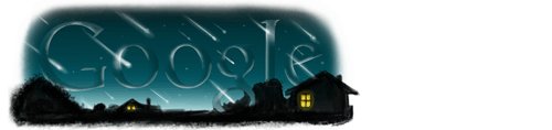 Lluvia de meteoros en el doodle de Google (y en el cielo esta semana!) 4