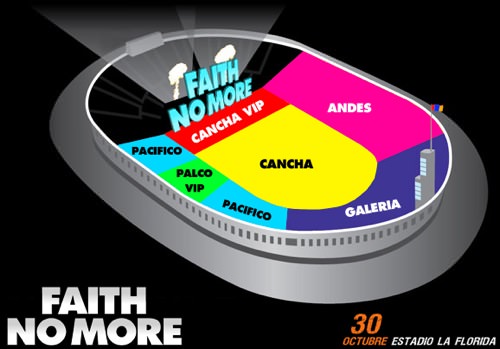 Venta de entradas para Faith No More en Chile 2