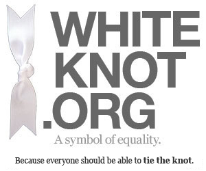 The WhiteKnot: a favor de los matrimonios homosexuales 6