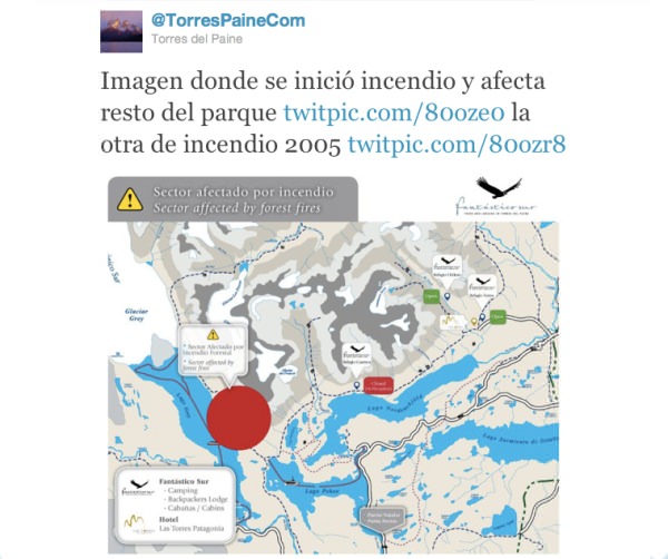 Las tristes consecuencias del incendio en Torres del Paine 10