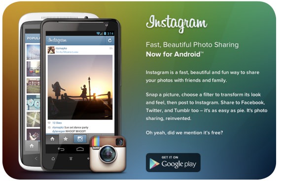 Instagram, ahora en Android 1